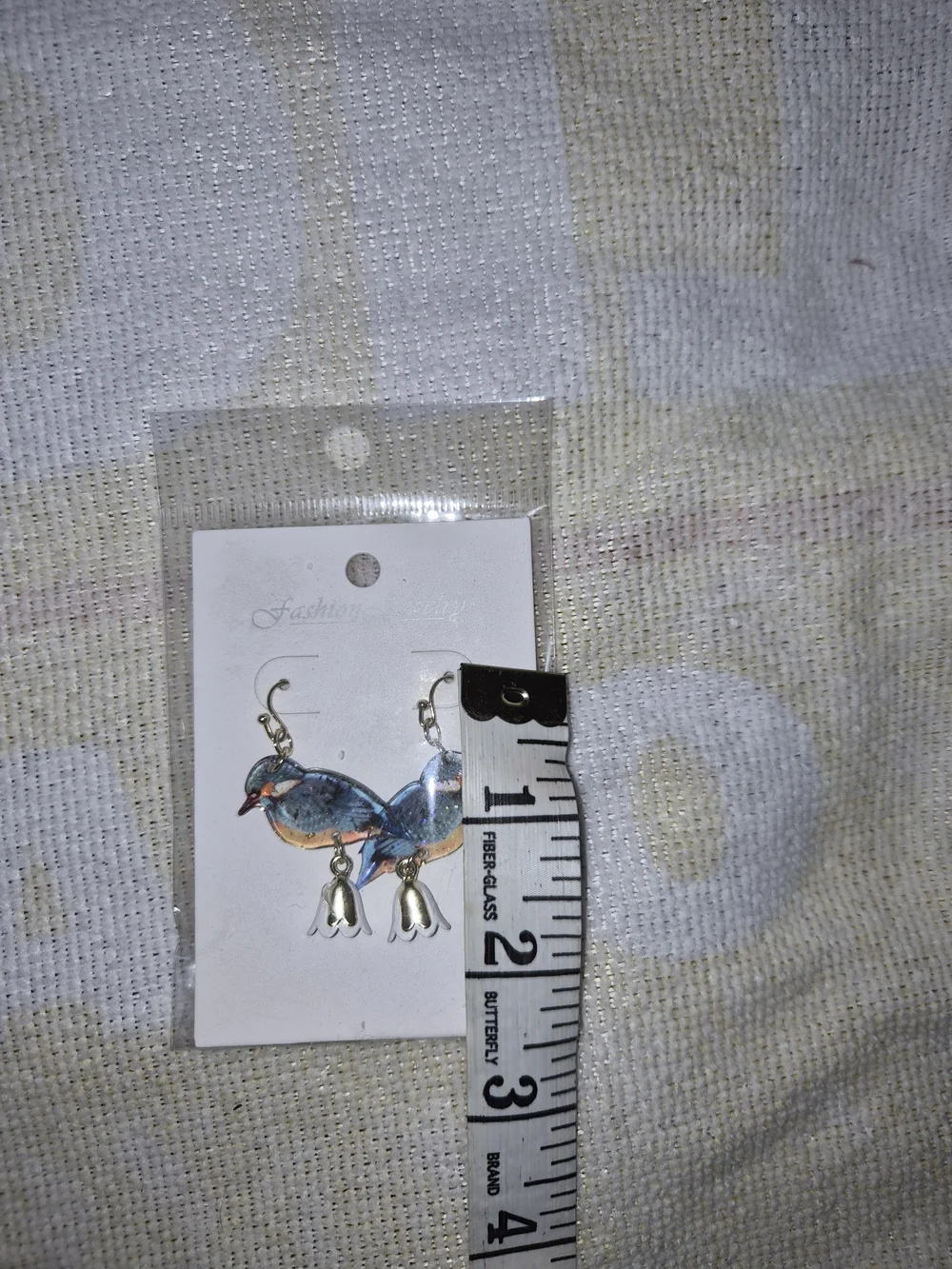Fashion Jewelry Blue Bird Earrings - Cute Kingfisher Design